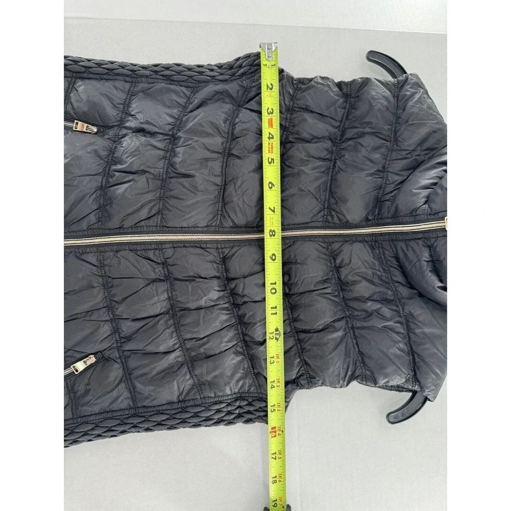 Calvin Klein Vest Sz M Black Duck Down Puffer Quilted Performance Pockets - Picture 10 of 11